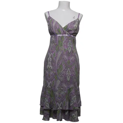 Jurk (Lila, Groen, Wit) van Apart Acetaat, Polyester