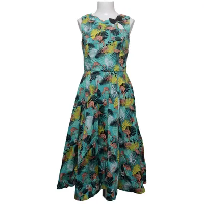 Robe (Vert, Multicolore) de Banned Coton, Élasthane