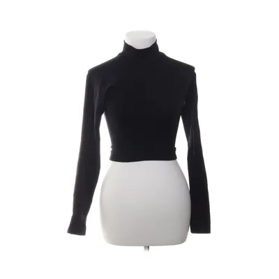 Crop top (LS CROPPED POLO GYM TOP) from Fashionablefit Elastane, Polyamide