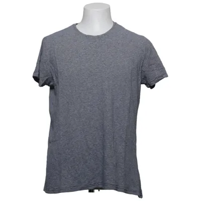 T-shirt (Blauw, Wit) van Livergy Katoen, Linnen