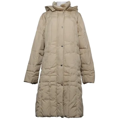 Vinterfrakke (Beige) fra Finn Flare Dun, Fjer, Polyamid, Polyester