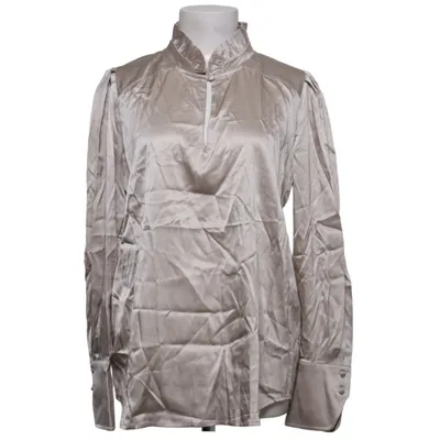 Bluse (Beige) von My Aurora Elasthan, Seide