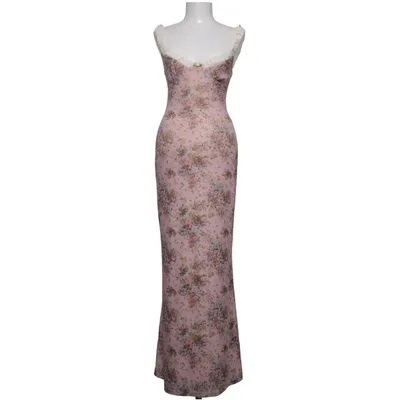 Maxikleid (Pink, Mehrfarbig) von Tiger Mist Elasthan, Polyester