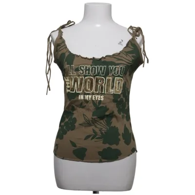 Tank Top (Beige, Green) from Brooker Cotton