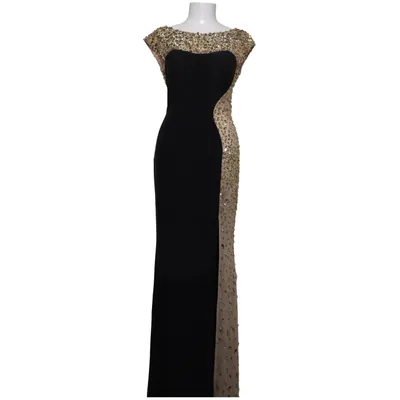 Aftenkjole (Sort, Beige, Flerfarvet) fra Jovani Polyester
