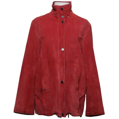 Veste en cuir (Rouge) de Joy Cuir, Polyester