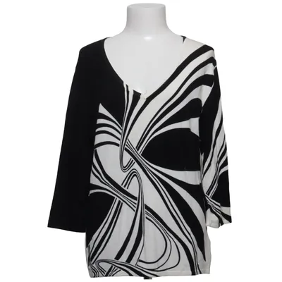 Sweater (Black, White) from Ovanti Elastane, Polyamide, Viscose