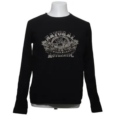 Long sleeve T-shirt (Black) from Morrison Cotton