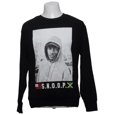 Sweatshirt (Noir) de Snoop Dogg Coton, Polyester