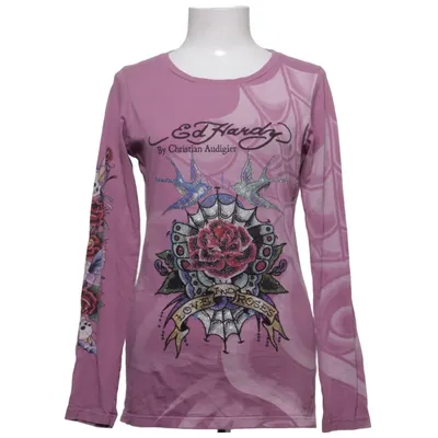 Långärmad t-shirt (Rosa) från Ed Hardy