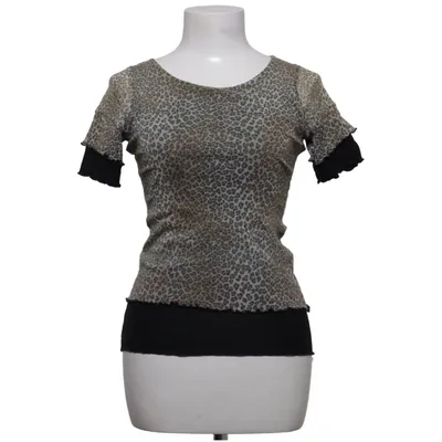 Top (Beige, Schwarz) von Rectangle Blanc Polyamid