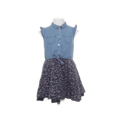 Denim jurk (Blauw, Meerkleurig) van Lindex Kids Katoen, Polyester