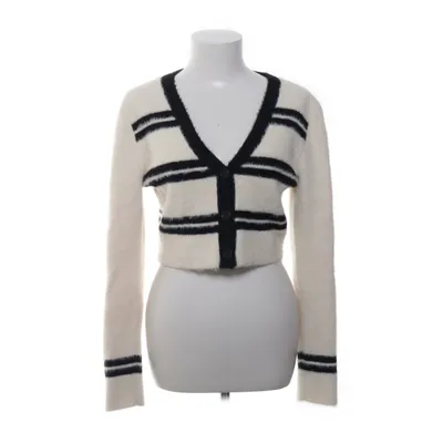 Cardigan (White, Black) from Forever 21 Polyamide, Polyester, Viscose
