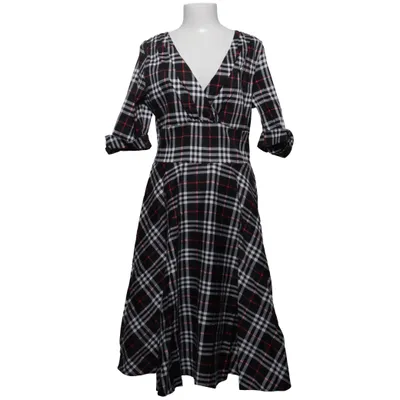 Dress (Black, White, Red) from Unique Vintage Cotton, Elastane