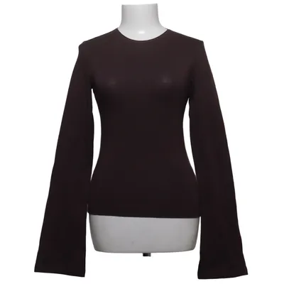 Long sleeve T-shirt (Brown, Gray) from Weekday Cotton, Elastane
