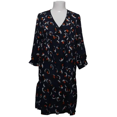 Jurk (Blauw, Meerkleurig) van Senes Zijde, Viscose