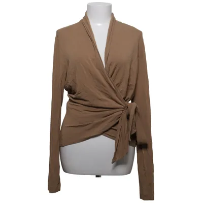 Slå om-cardigan (Brun) fra Claudia Sträter Elastan, Viscose