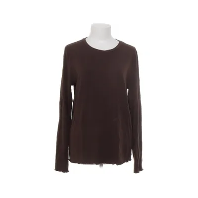 Langærmet t-shirt (Brun) fra Kaffe Elastan, Viscose