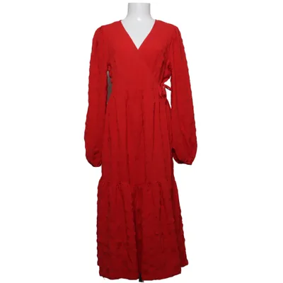Omlottklänning (Röd) från Monki Elastan, Polyester