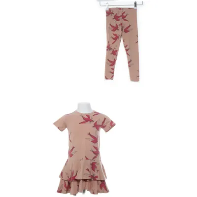 Pyjamasz (Beige, Rød) fra Mini Rodini Bomuld, Elastan