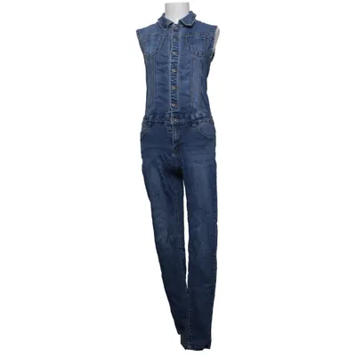 Jumpsuit (Blue) from Nina Carter Cotton, Elastane, Polyester