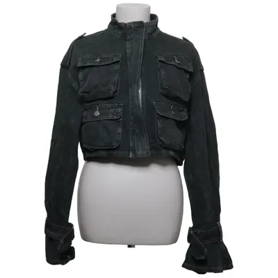 Jeansjacke (Grün) von Fashion Nova Baumwolle