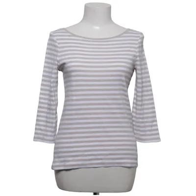 Langarmshirt (Beige, Weiß) von Montego Baumwolle, Polyester