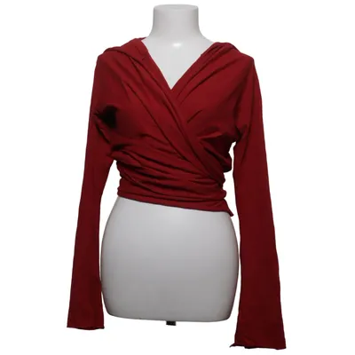 Hoodie (Red) from Guru Shop Cotton, Elastane