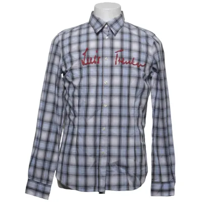Blouse (Bleu, Gris, Blanc) de Luis Trenker Coton