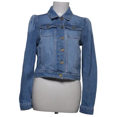 Veste en jean (Bleu) de Mint Velvet Coton