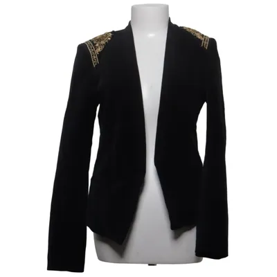 Blazer (Black) from Maison Scotch Cotton, Elastane, Polyester