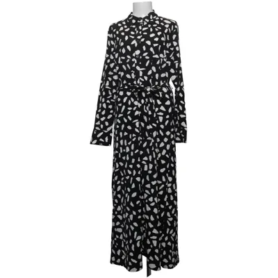 Robe chemise (Noir, Blanc) de Helena Hart Élasthane, Polyamide
