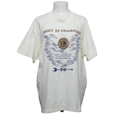 T-shirt (Gul) fra Hanes Heavyweight Bomuld, Polyester