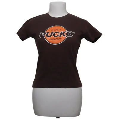 T-shirt (Bruin) van Pucko Katoen