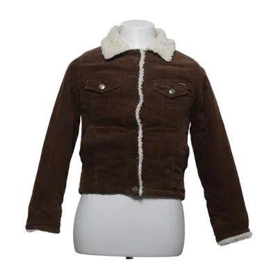 Lined denim jacket (Brown, White) from Cars Jeans Acrylic, Cotton, Polyester