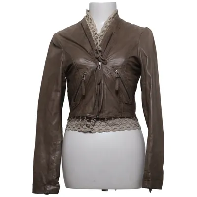 Läderjacka (Brun) från Jofama Skinn, Polyester