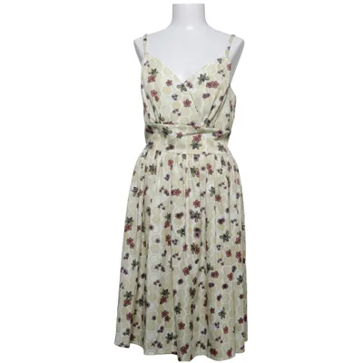 Dress (Beige, Multicolored) from Voodoo Vixen Elastane, Polyester