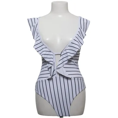 Badpak (Zwart, Wit) van Zaful Elastaan, Polyester