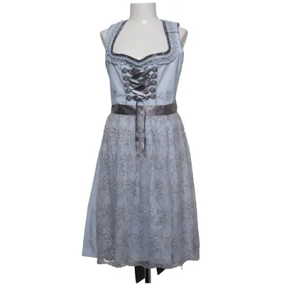 Dirndl (Blå, Grå) fra Fuchs Trachtenmoden Bomuld, Polyester
