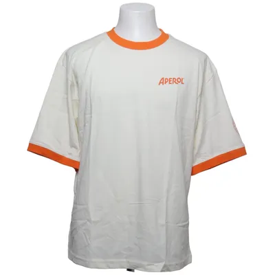T-shirt (Vit, Orange) från Aperol Ekologisk bomull