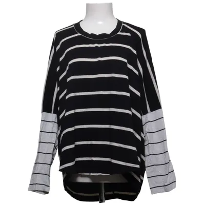 Långärmad t-shirt (Svart, Vit) från 10 Days Elastan, Modal, Ekologisk bomull
