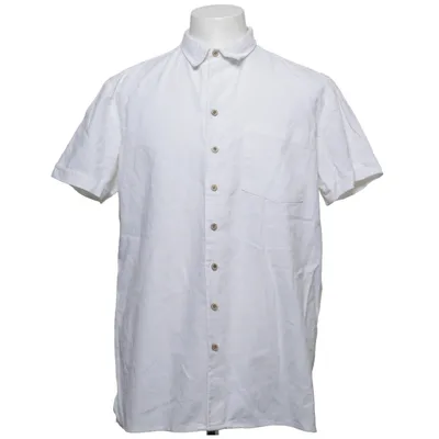 Chemise à manches courtes (Blanc) de Alphar one Coton, Lin, Polyester, Viscose