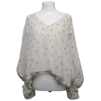 Bluse (Beige, Grå, Flerfarvet) fra Ganni Genanvendt polyester