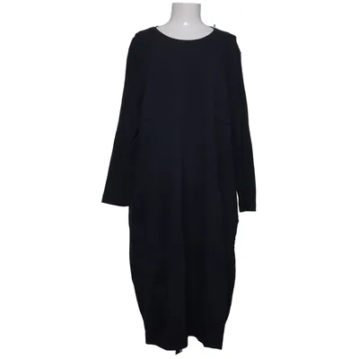 Robe longue (Gris) de Ischiko Coton, Élasthane