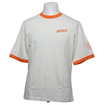 T-shirt (Vit, Orange) från Aperol Ekologisk bomull