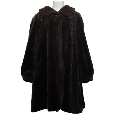Coat (Brown, Black) from Couture Hélène