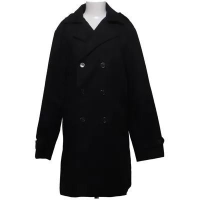 Manteau (Noir) de Aowofs Polyester, Laine