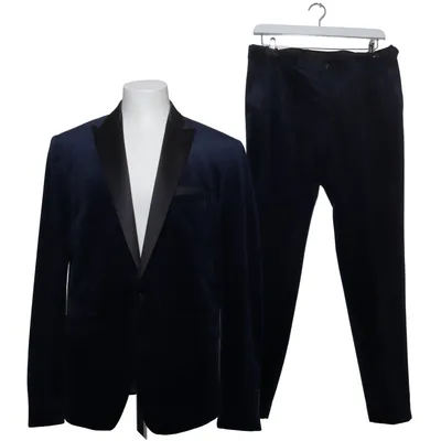 Suit (Blue, Black) from Lindbergh White Polyester