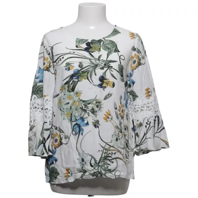 Bluse (Hvid, Flerfarvet) fra Queen's Fashion Collection