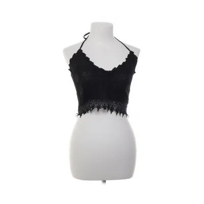 Halterneck top (Sort) fra Bik Bok Polyester